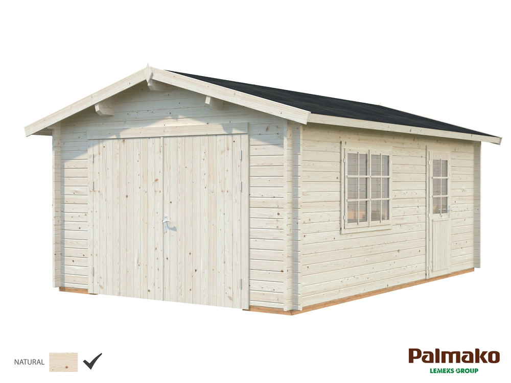 Dřevěná garáž Palmako ROGER 19,0 m2