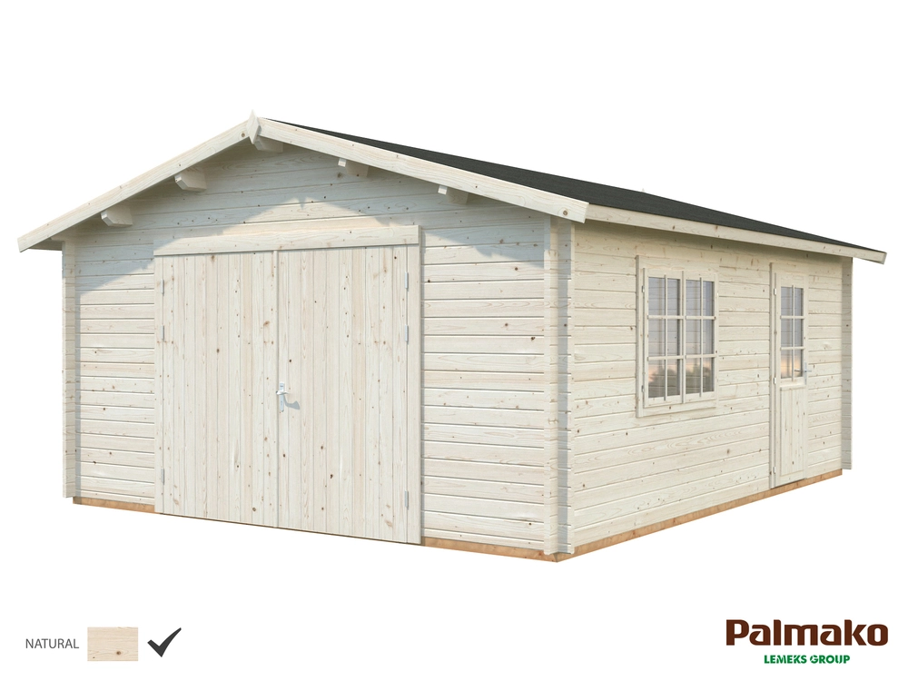 Dřevěná garáž Palmako ROGER 23,9 m2