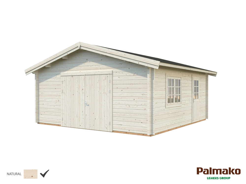 Dřevěná garáž Palmako ROGER 27,7 m2