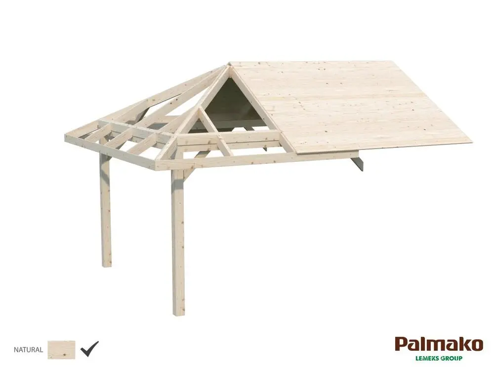 Extra střecha 8,3 m2 pro Palmako BIANCA