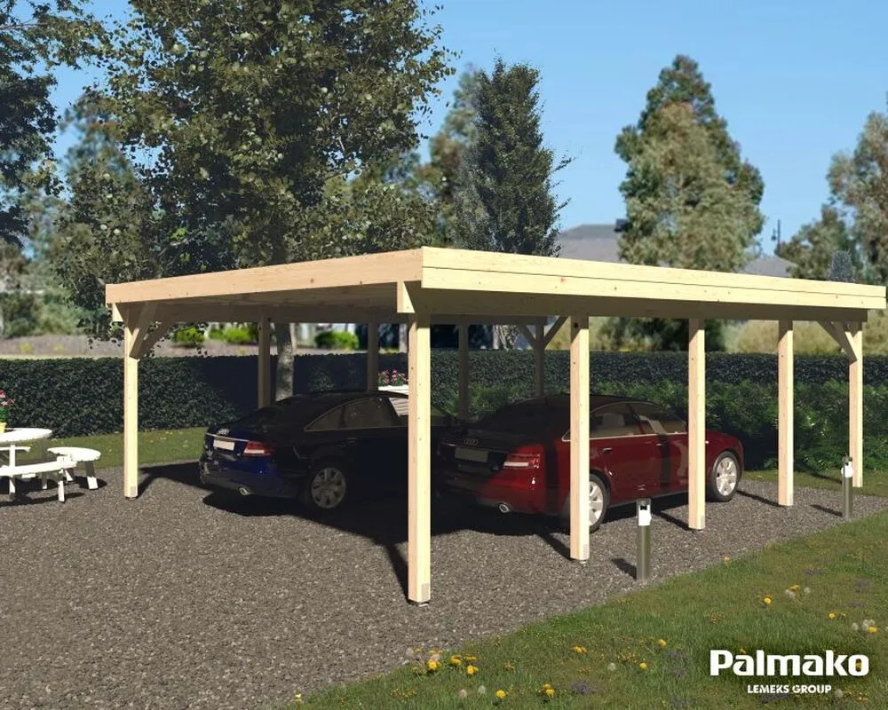Přístřešek pro automobil Palmako KARL 40,6 m2