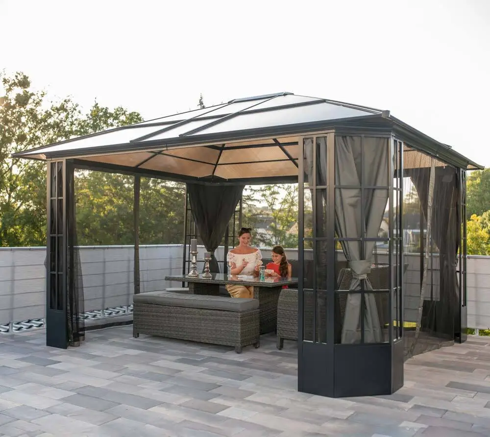 Sojag hliníková pergola SAVINO 1214 - Antracit