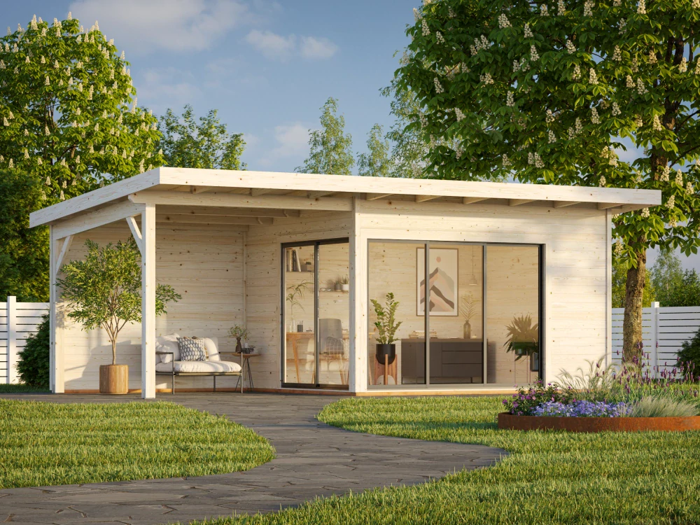 Zahradní domek Palmako ANDREA 11,2+7,9 m2 SLIDE