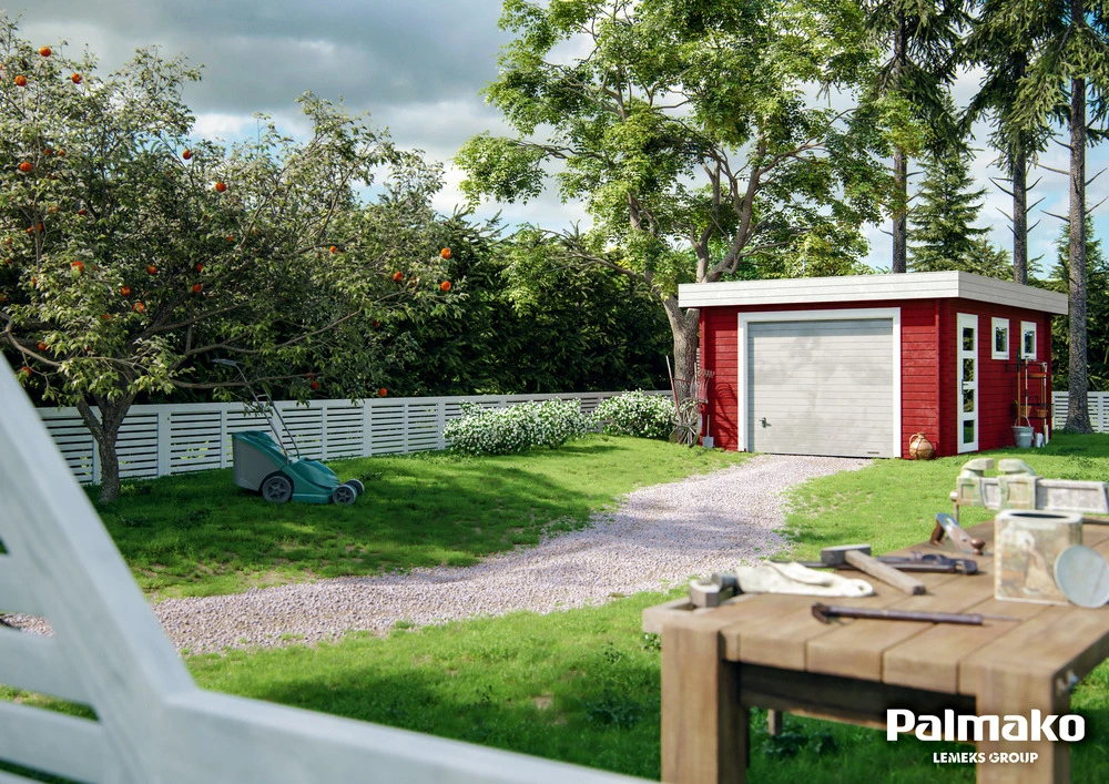 Dřevěná garáž Palmako RASMUS 19,0 m2