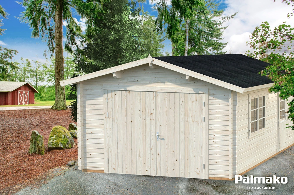 Dřevěná garáž Palmako ROGER 19,0 m2