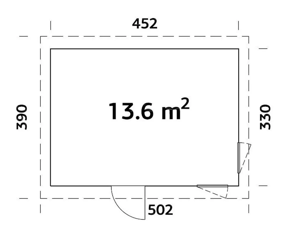 Zahradní domek Palmako ETTA 13,6 m2