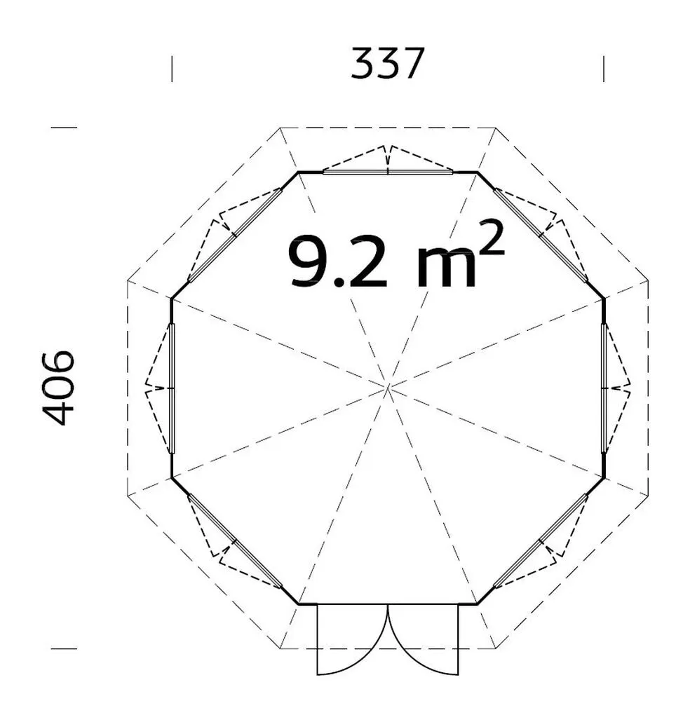 Zahradní altán Palmako VERONICA_7 9,2 m2