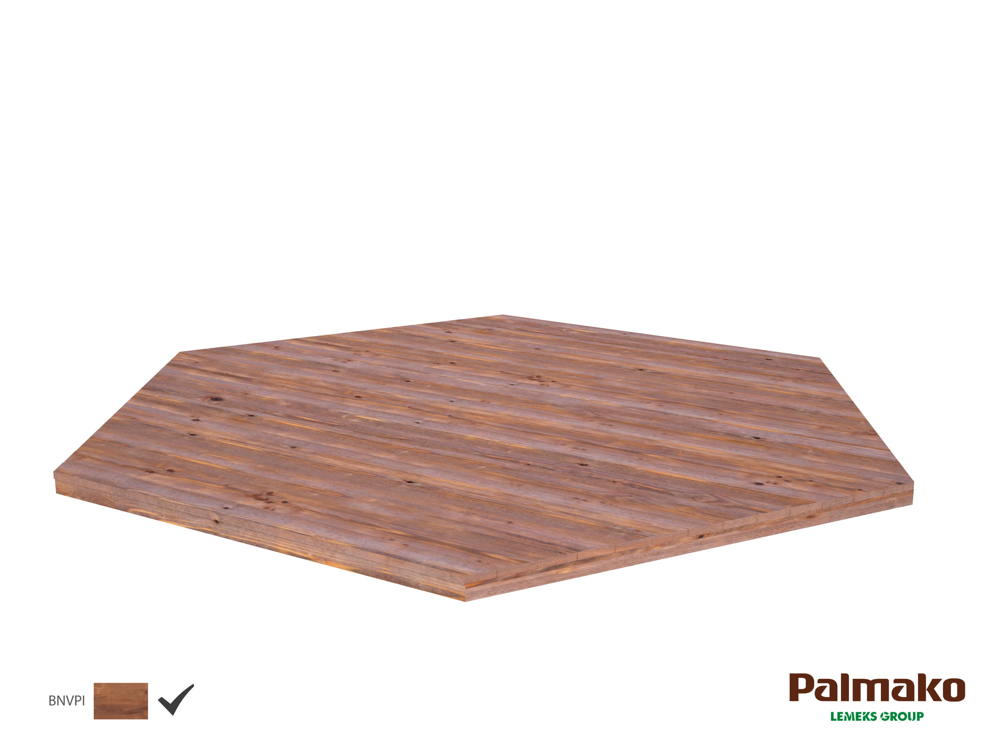 Podlaha pro zahradní altán BETTY 9,9 m2 