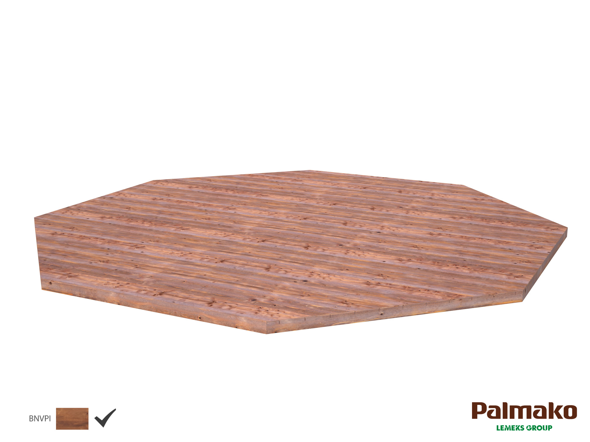 Podlaha pro zahradní altán BETTY 18,0 m2 