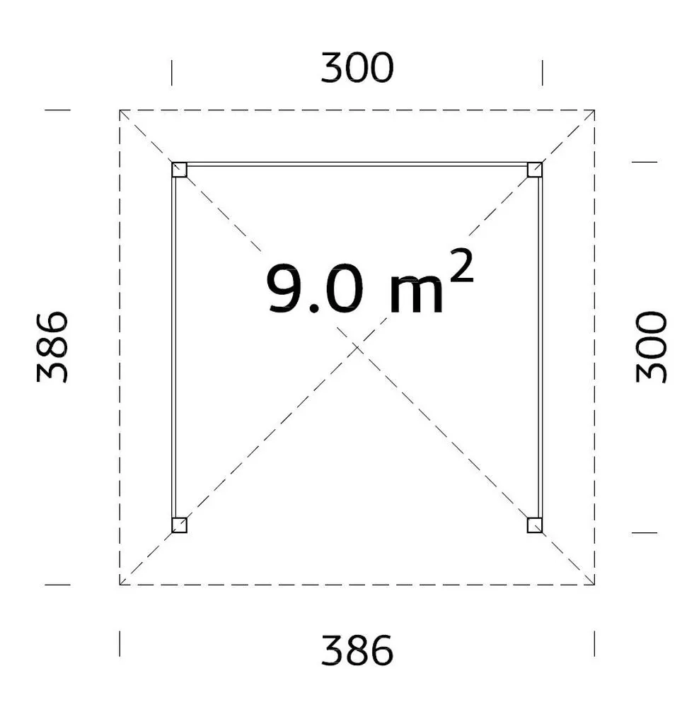 Zahradní altán Palmako BETTY 9,0 m2