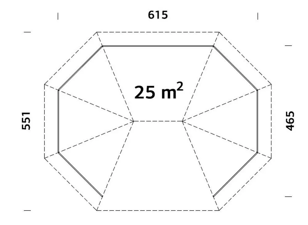Zahradní altán Palmako BETTY 25,0 m2