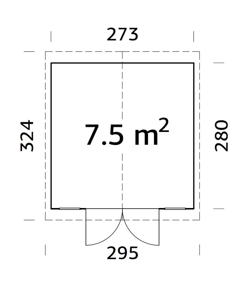 Zahradní domek Palmako DAN 7,5 m2