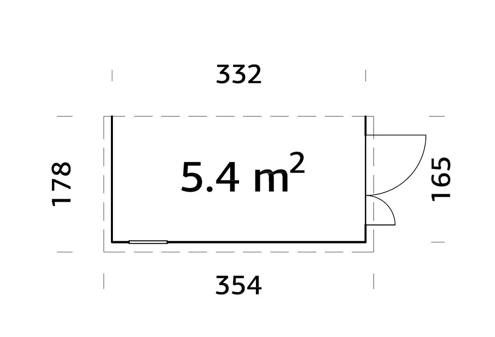 Zahradní domek Palmako MIA 5,4 m2