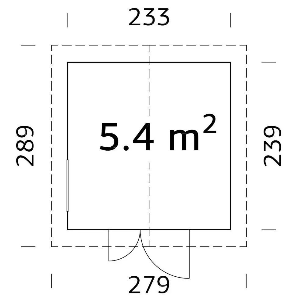 Zahradní domek Palmako NILS 5,4 m2