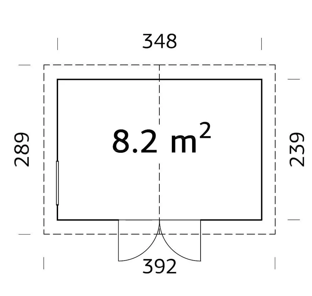 Zahradní domek Palmako NILS 8,2 m2 