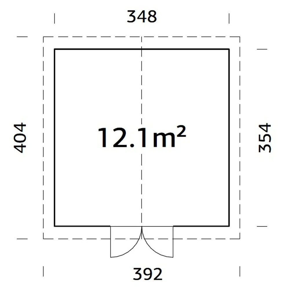 Zahradní domek Palmako LUCAS 12,1 m2