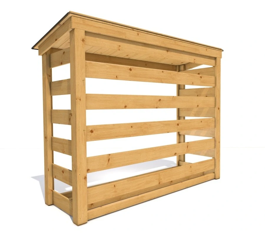 Zahradní dřevník HEROLD 2270 s podlahovým roštem