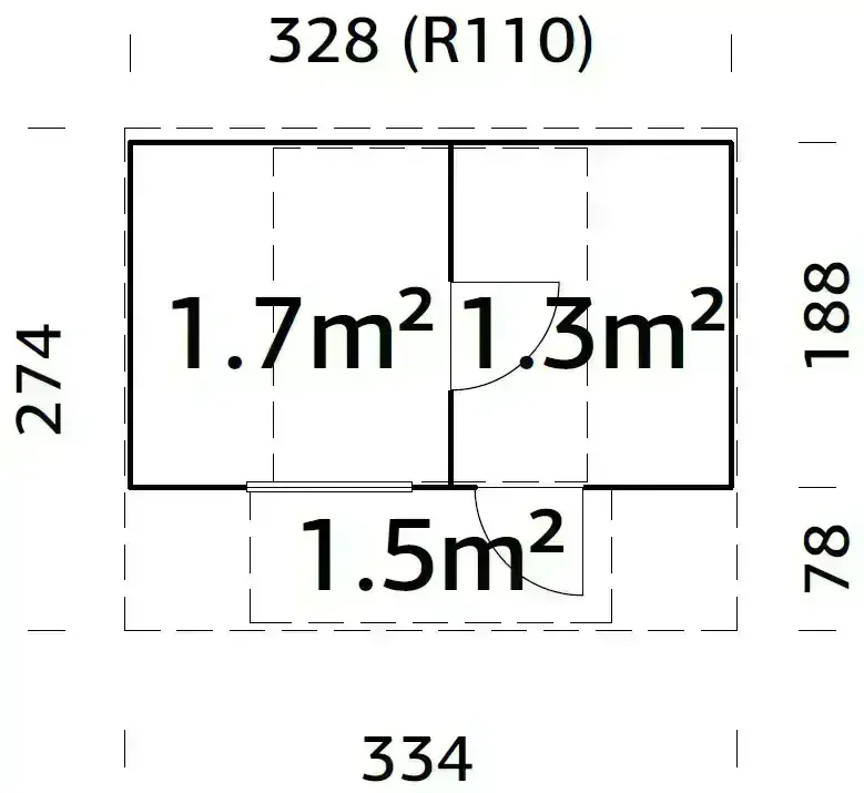 Sudová sauna Palmako ANETTE 3,0 + 1,5 m2 (bez kamen)