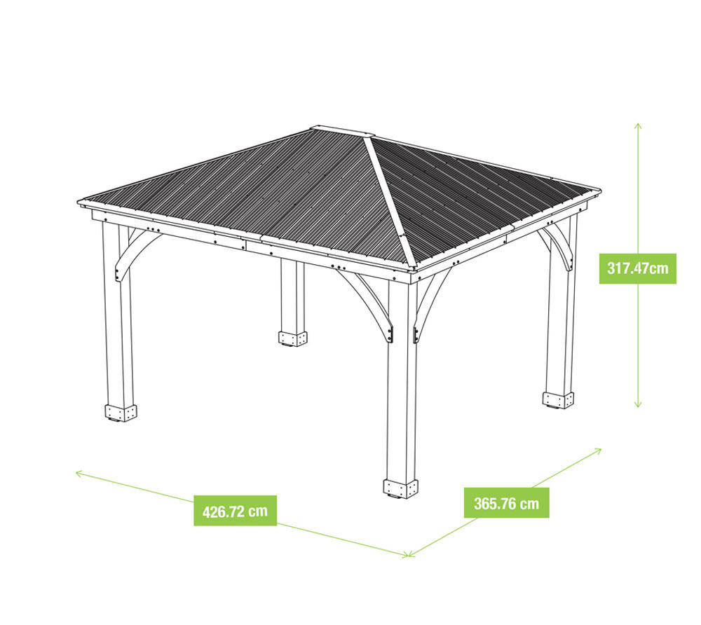Westmann zahradní altán DEVON 1214