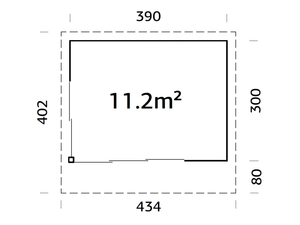 Zahradní domek Palmako ANDREA 11,2 m2 SLIDE PLUS
