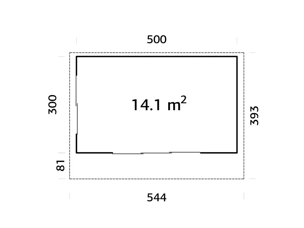 Zahradní domek Palmako GRACE 14,1 m2 SLIDE PLUS