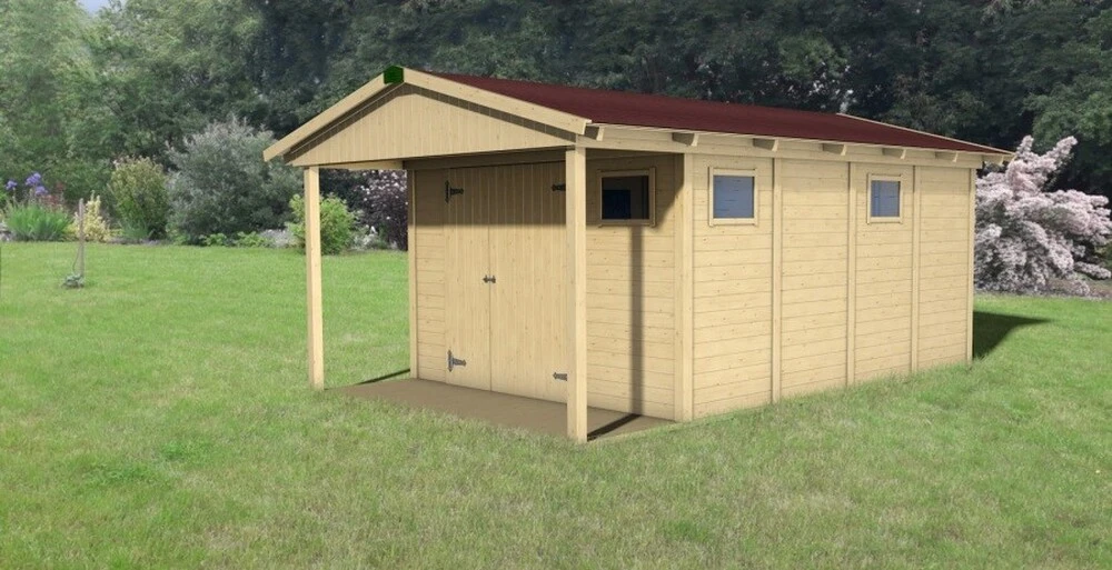 Zahradní domek HEROLD A3344 Plus 14,1+3,5 m2