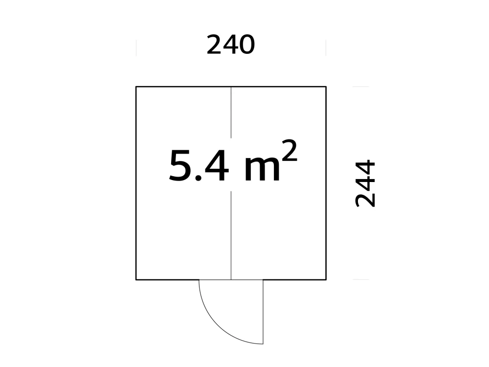 Zimní zahrada Palmako EMILIA 5,4 m2 ( tmavě šedá )
