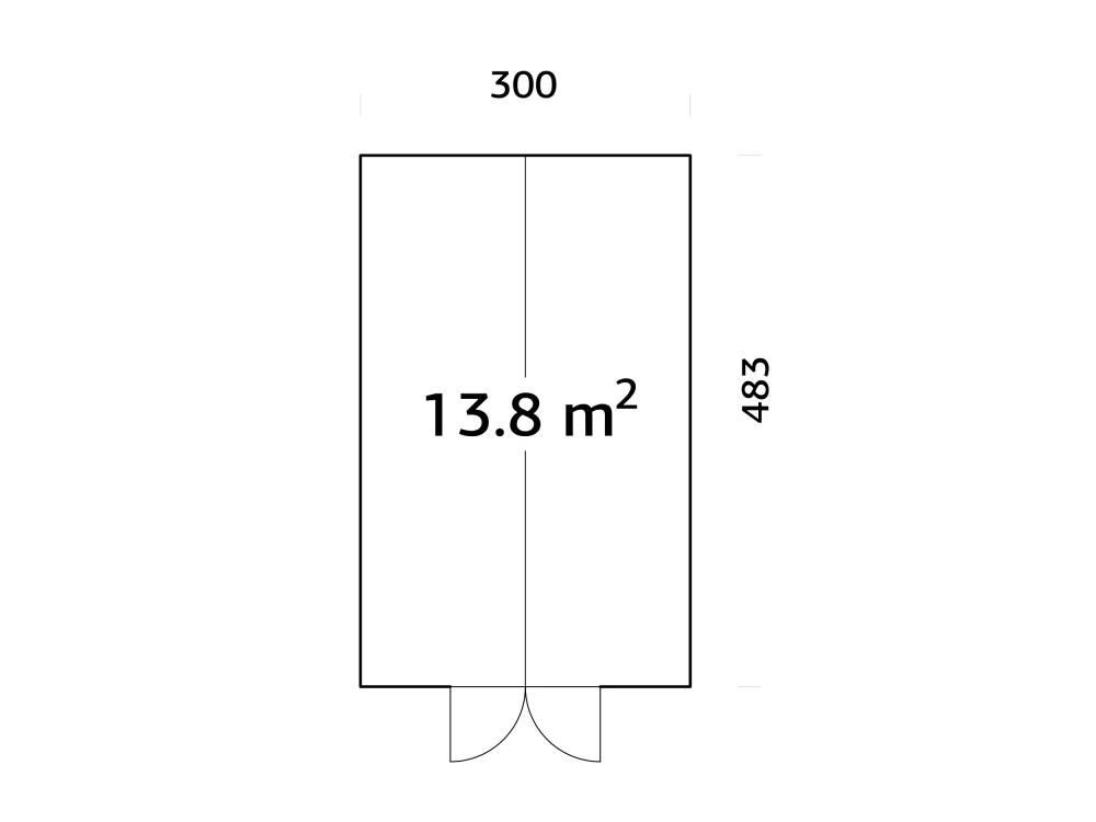 Zimní zahrada Palmako EMILIA 13,8 m2 ( tmavě šedá )