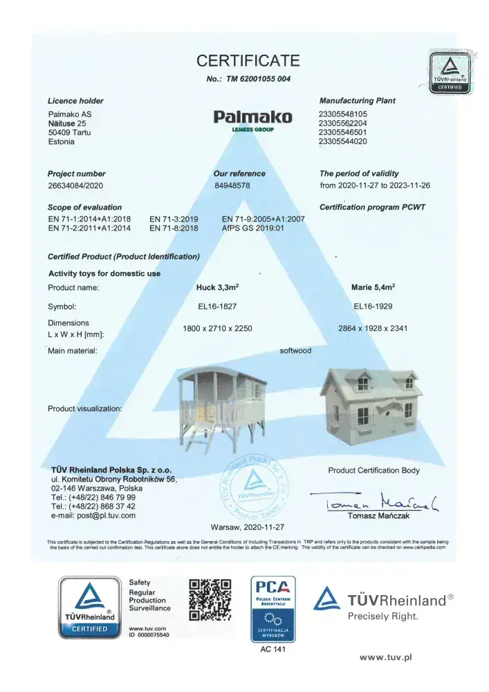 Dětský domek Palmako MARIE 5,4 m2