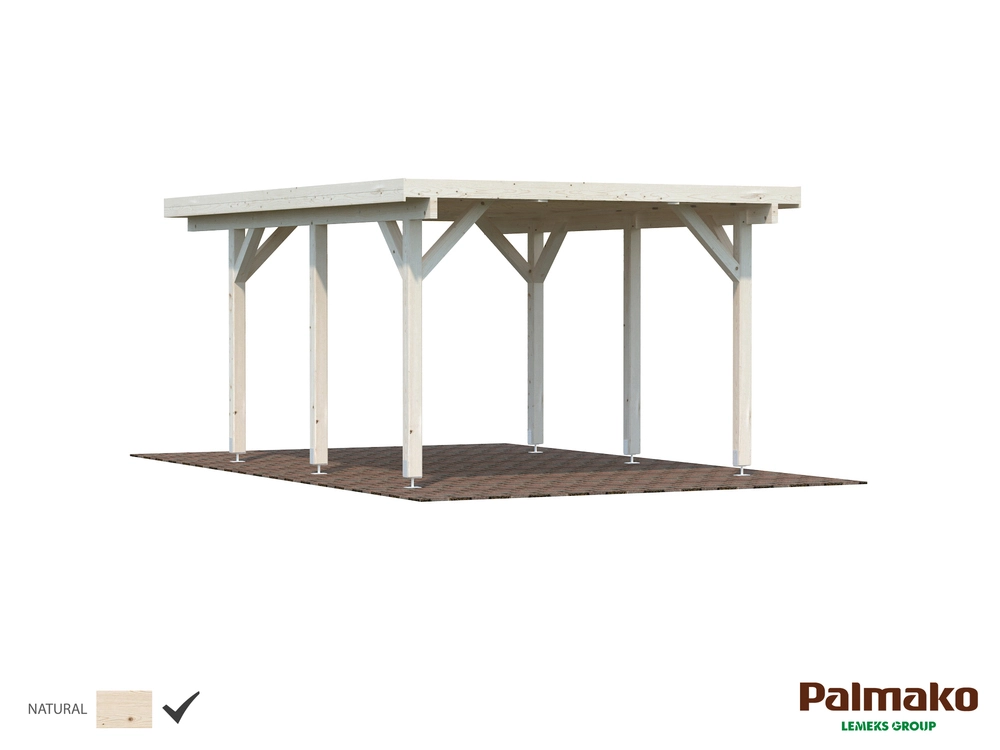 Přístřešek pro automobil Palmako KARL 11,7 m2