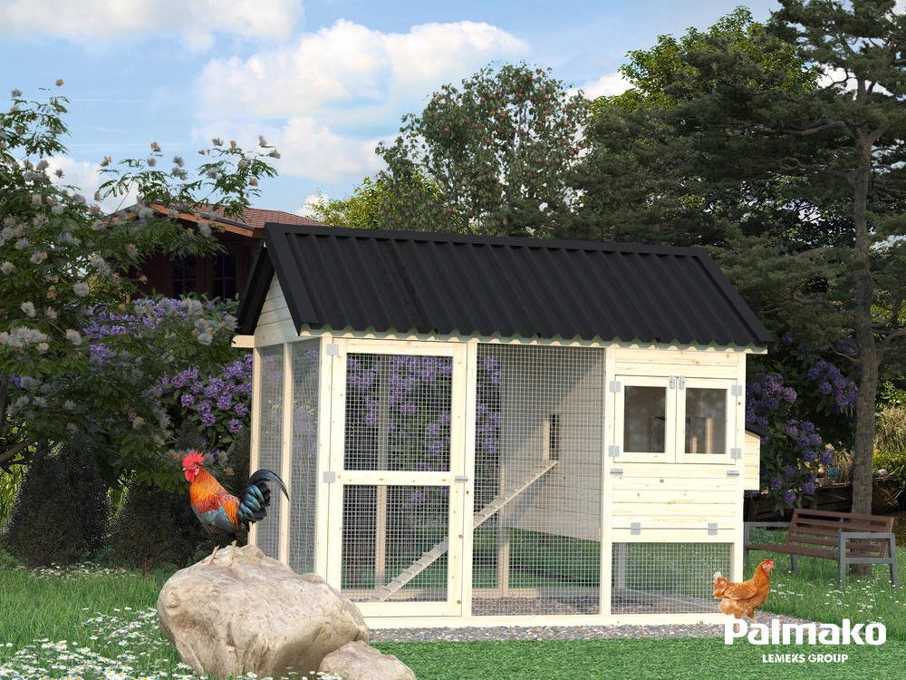 Dřevěný kurník Palmako CHICK 6,7 m2