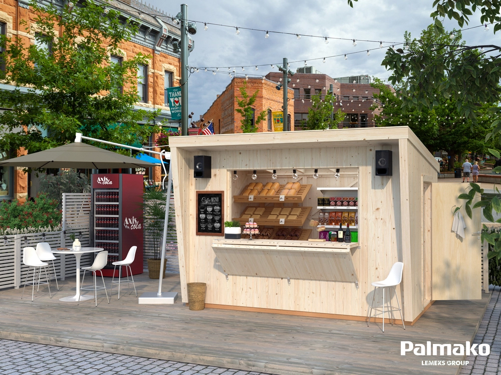 Prodejní stánek Palmako KIRA 7,7 m2