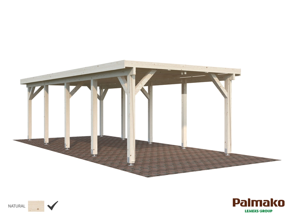 Přístřešek pro automobil Palmako KARL 23,1 m2