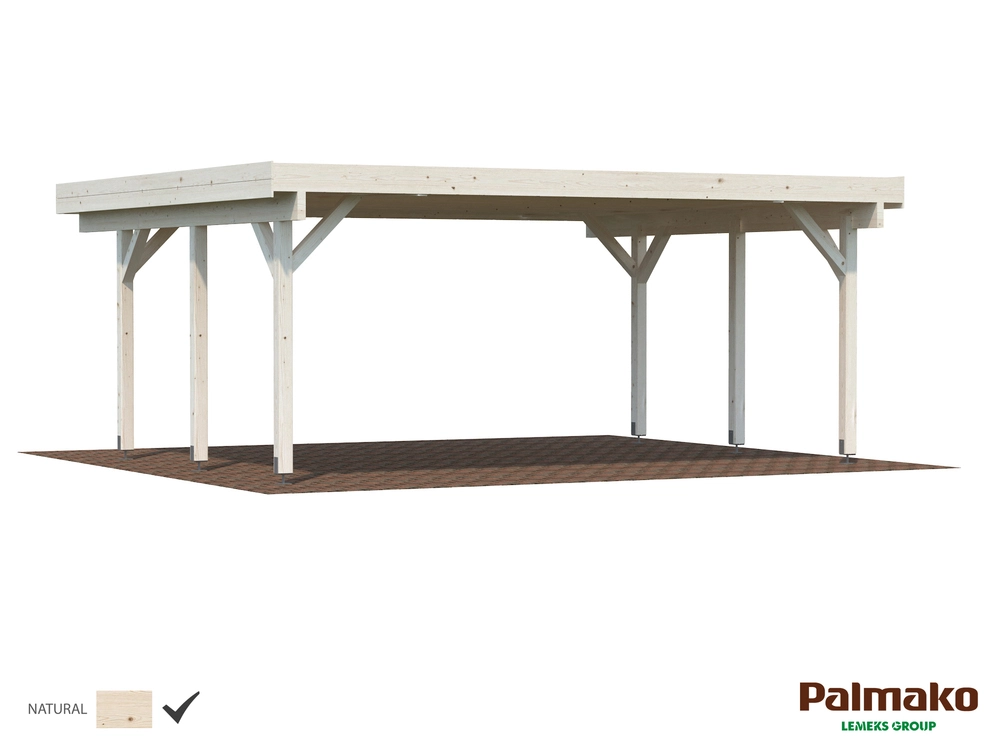 Přístřešek pro automobil Palmako KARL 20,6 m2