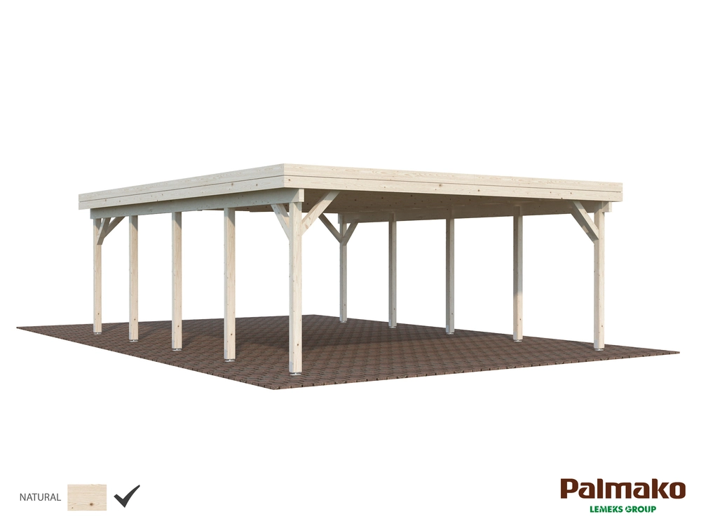 Přístřešek pro automobil Palmako KARL 40,6 m2