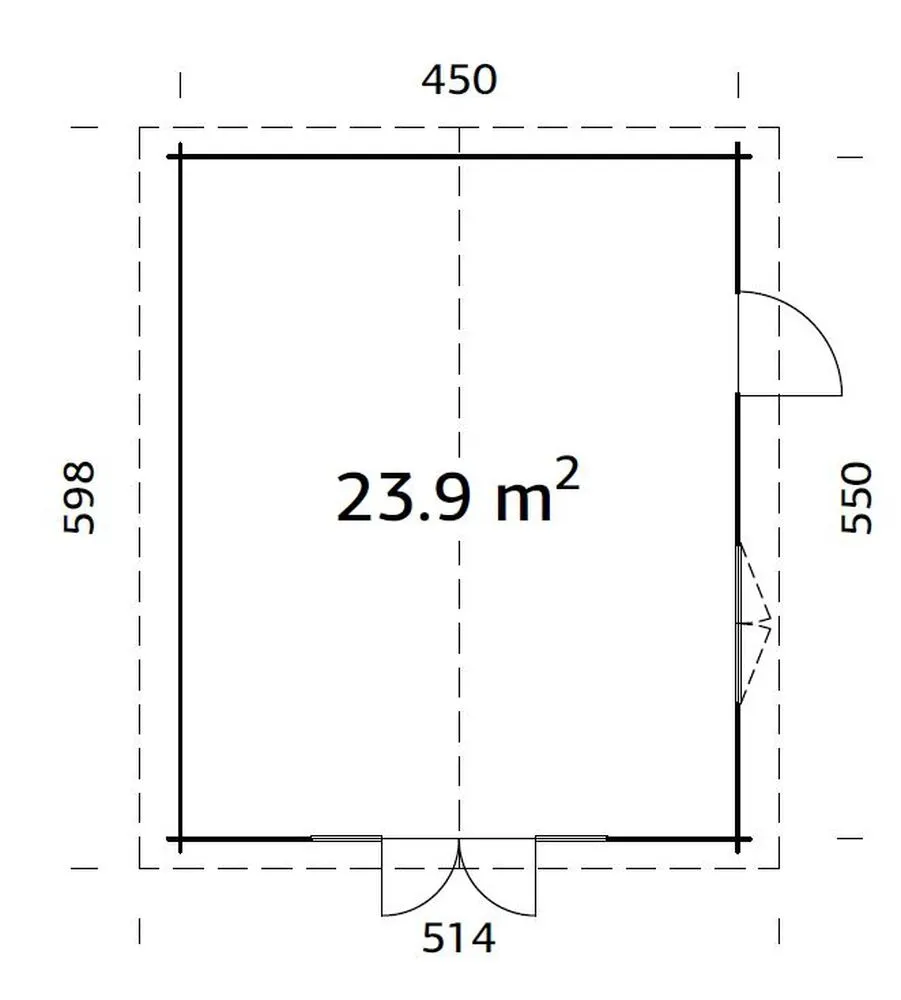 Zahradní domek Palmako IRENE 23,9 m2