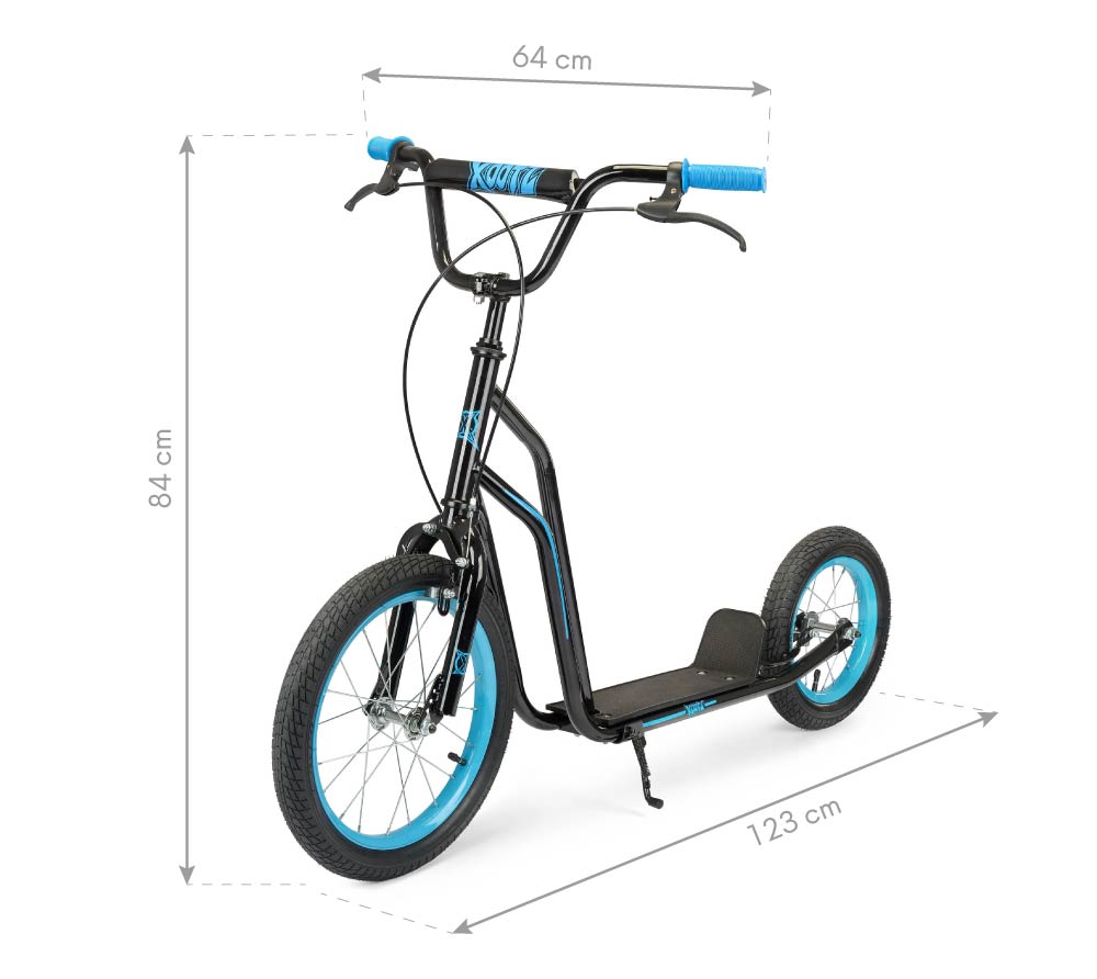 Koloběžka Xootz BMX Scooter Snake - Modrá
