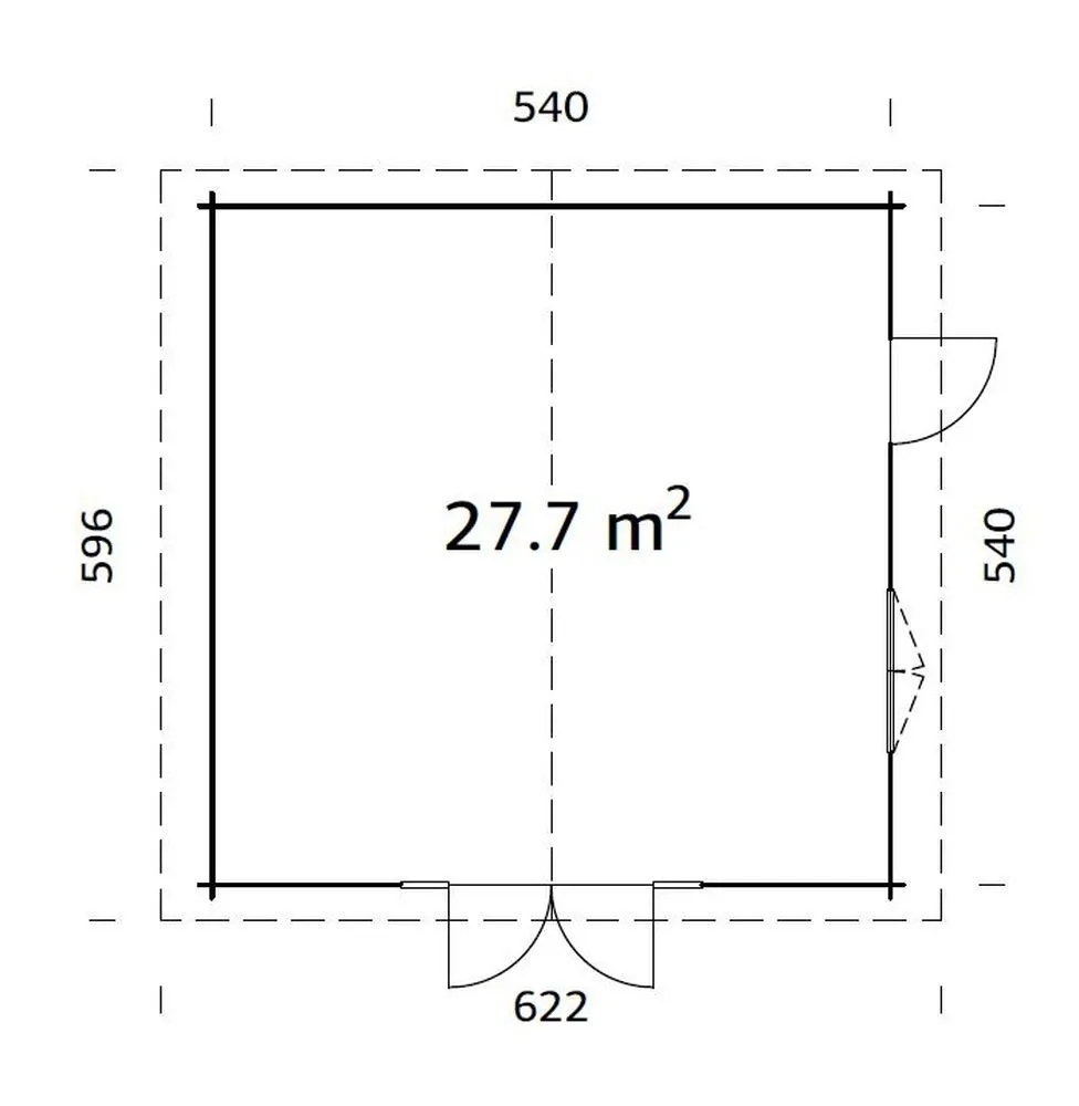 Zahradní domek Palmako IRENE 27,7 m2