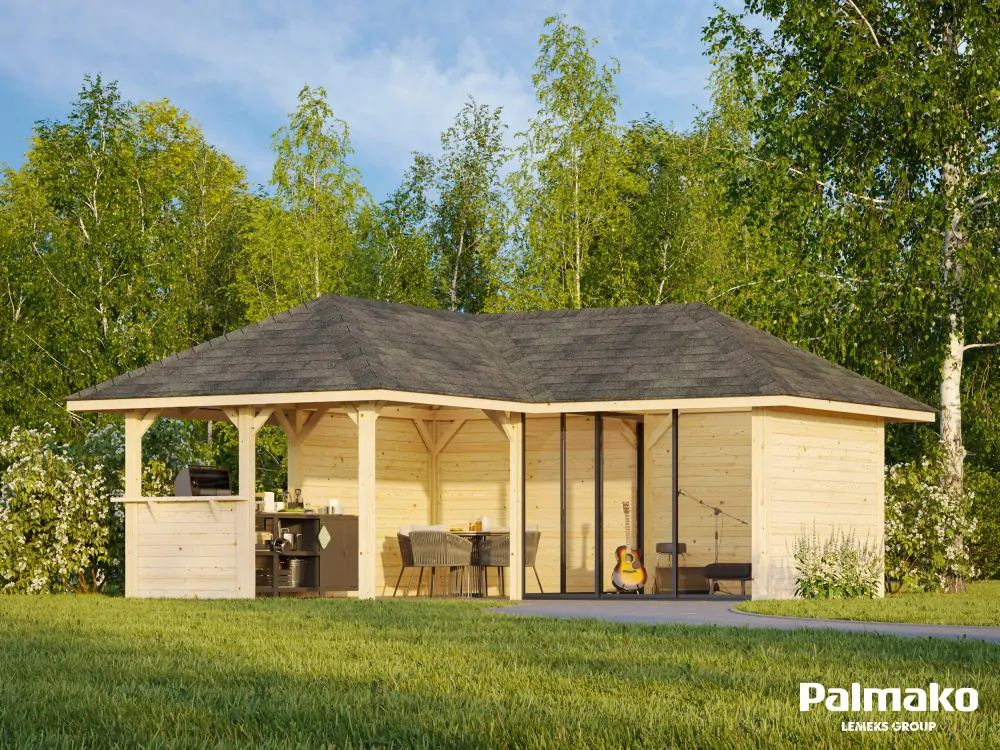 Zahradní domek Palmako BIANCA 24,9 m2 SET 209 - SLIDE