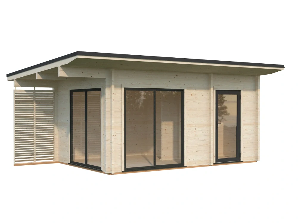 Zahradní domek Palmako CECILIA 14,2 m2 ( s posuvnými dveřmi s dvojitým sklem )