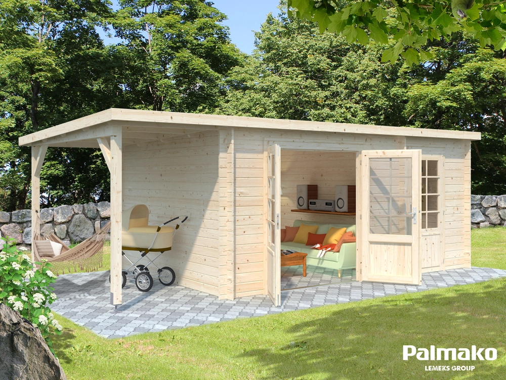 Zahradní domek Palmako ELLA 13,1 + 3,9 m2