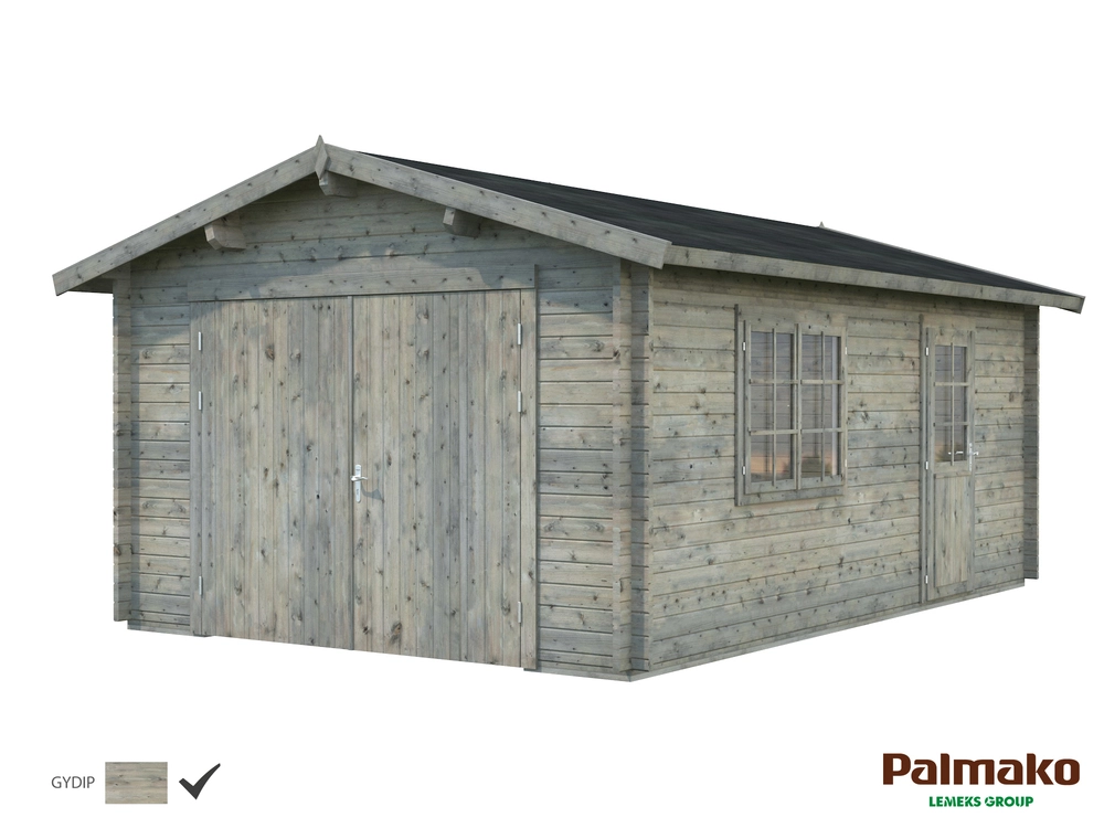 Dřevěná garáž Palmako ROGER 19,0 m2