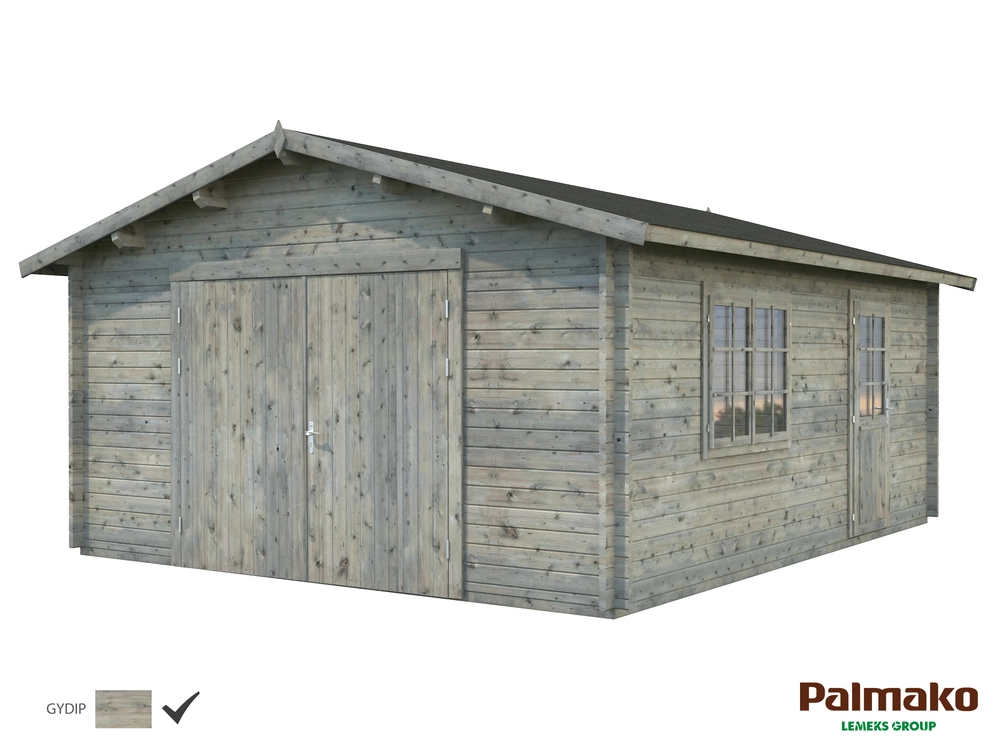 Dřevěná garáž Palmako ROGER 23,9 m2