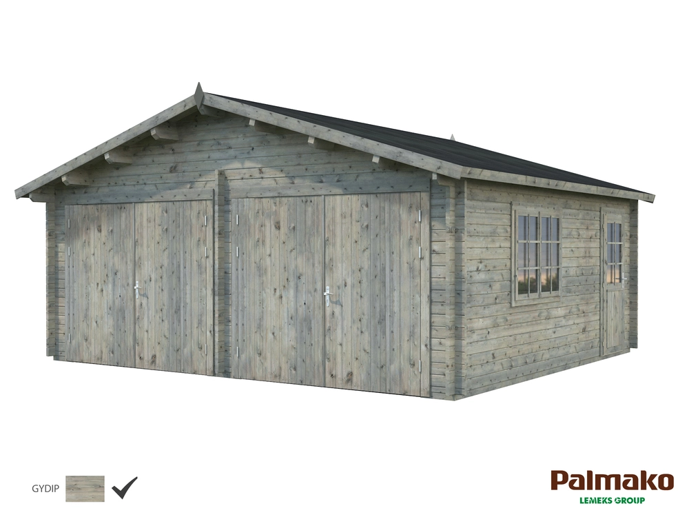 Dřevěná garáž Palmako ROGER 28,4 m2