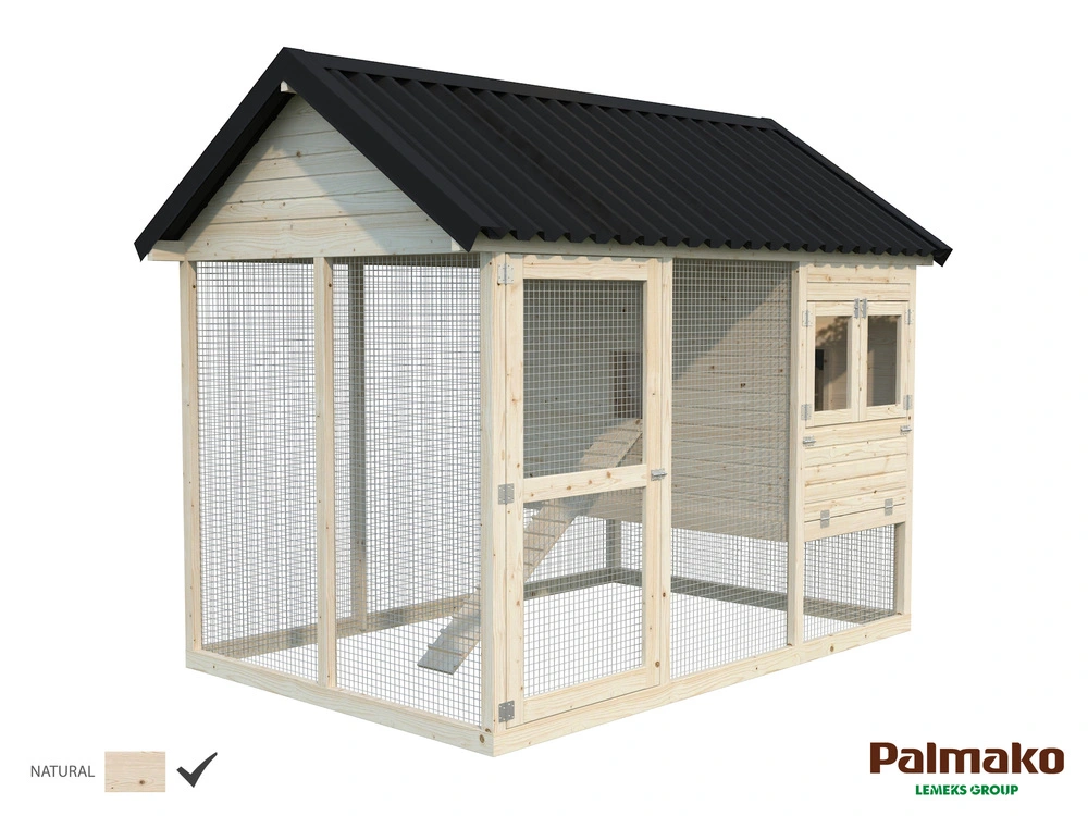 Dřevěný kurník Palmako CHICK 6,7 m2