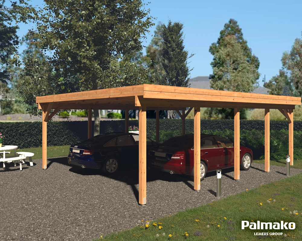 Přístřešek pro automobil Palmako KARL 40,6 m2