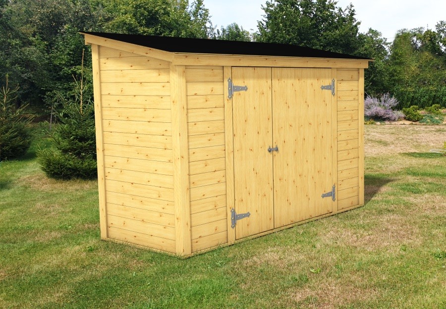 Nářaďový domek ( dřevník ) HEROLD H2 ( 274 x 115 cm )