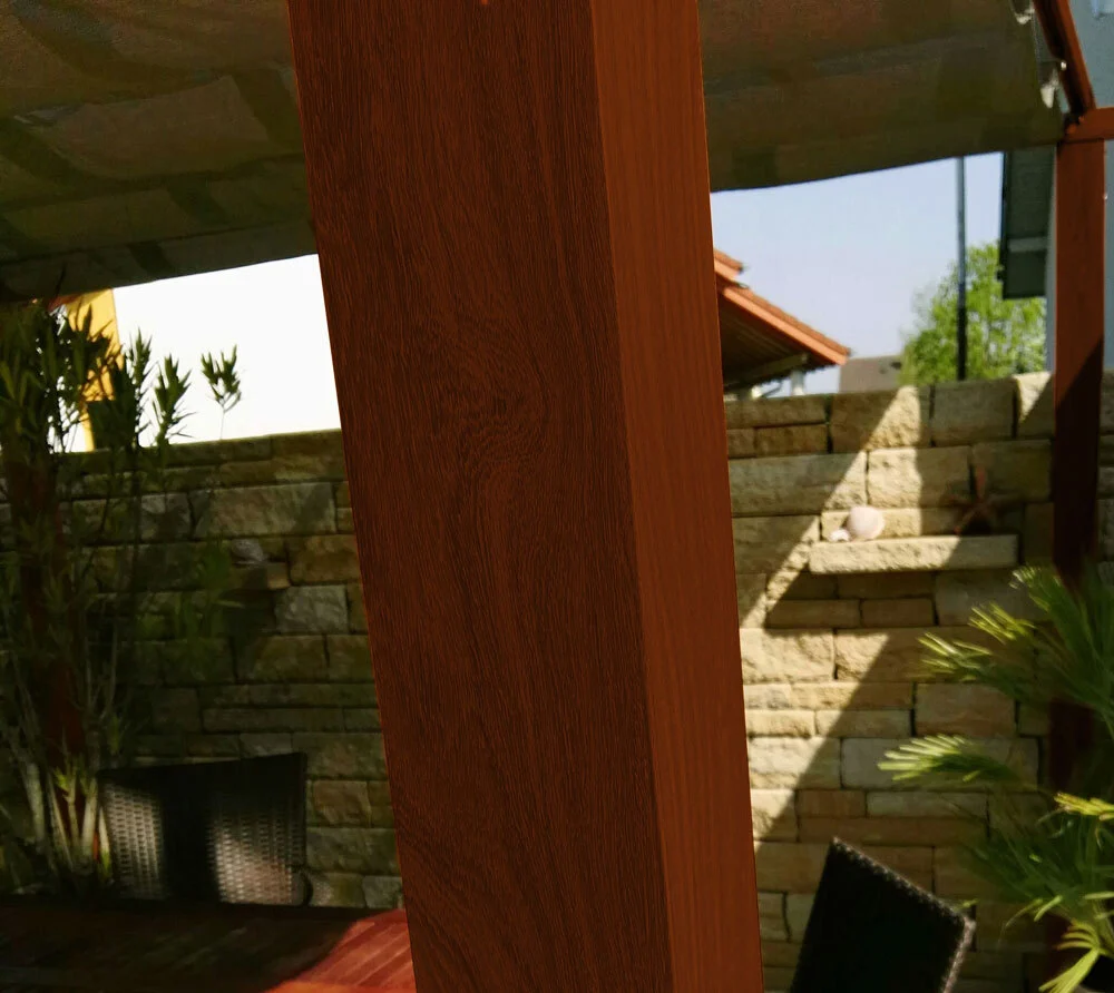 Paragon Outdoor hliníková pergola FLORENZ 1116 - Tmavě hnědá