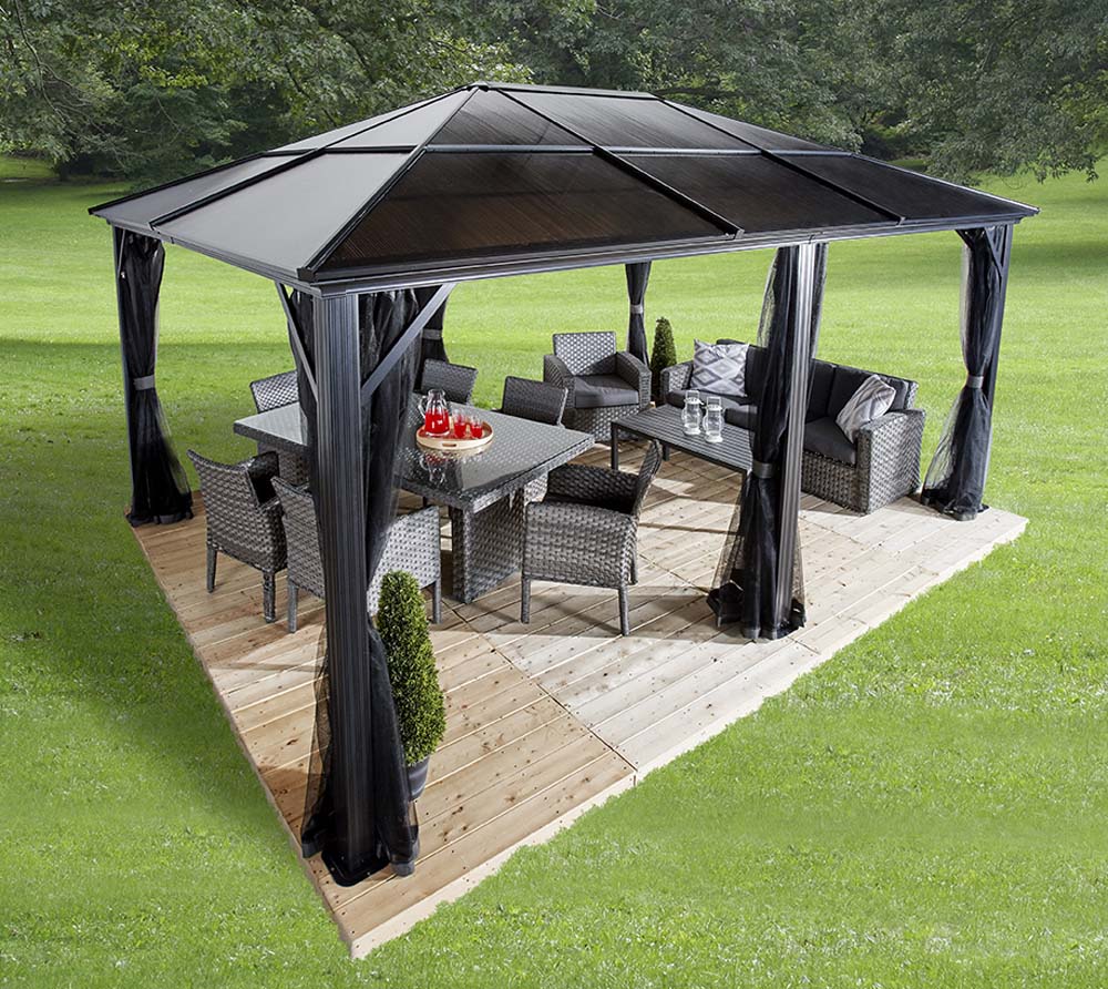 Sojag hliníková pergola MERIDIEN 1216 - Antracit