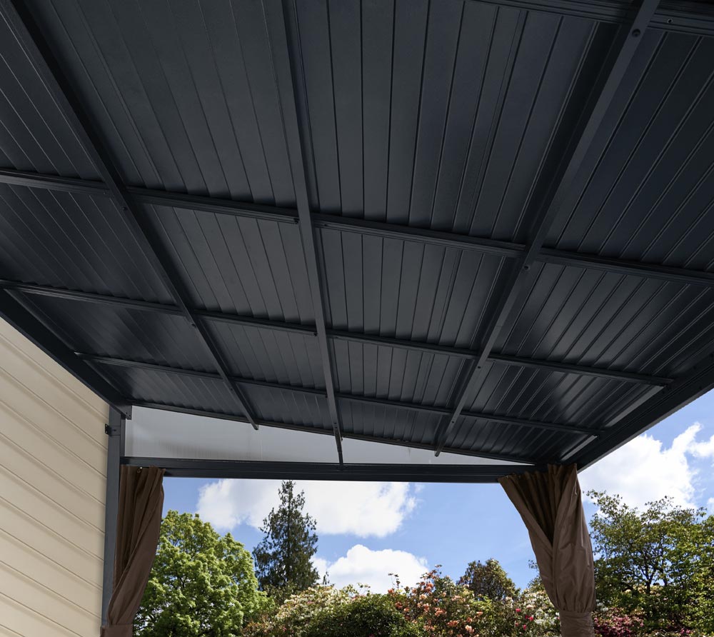 Sojag hliníkové zastřešení terasy PORTLAND 1016 - Antracit